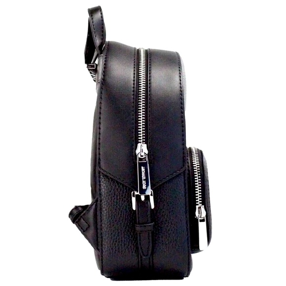 MICHAEL KORS JAYCEE LEATHER XS CONVERTIBLE BACKPACK SHOULDER BAG $398 Black - Picture 3 of 7